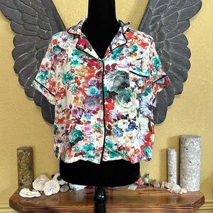 Minkpink Floral button down Shirt